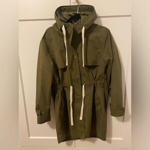 Water-Resistant Hooded Tie-Waist Trench Coat for Women - Old Navy